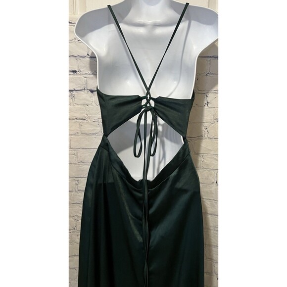 LUXXEL dress high low Corset Back Dress Gown Prom Size Small - Picture 5 of 8